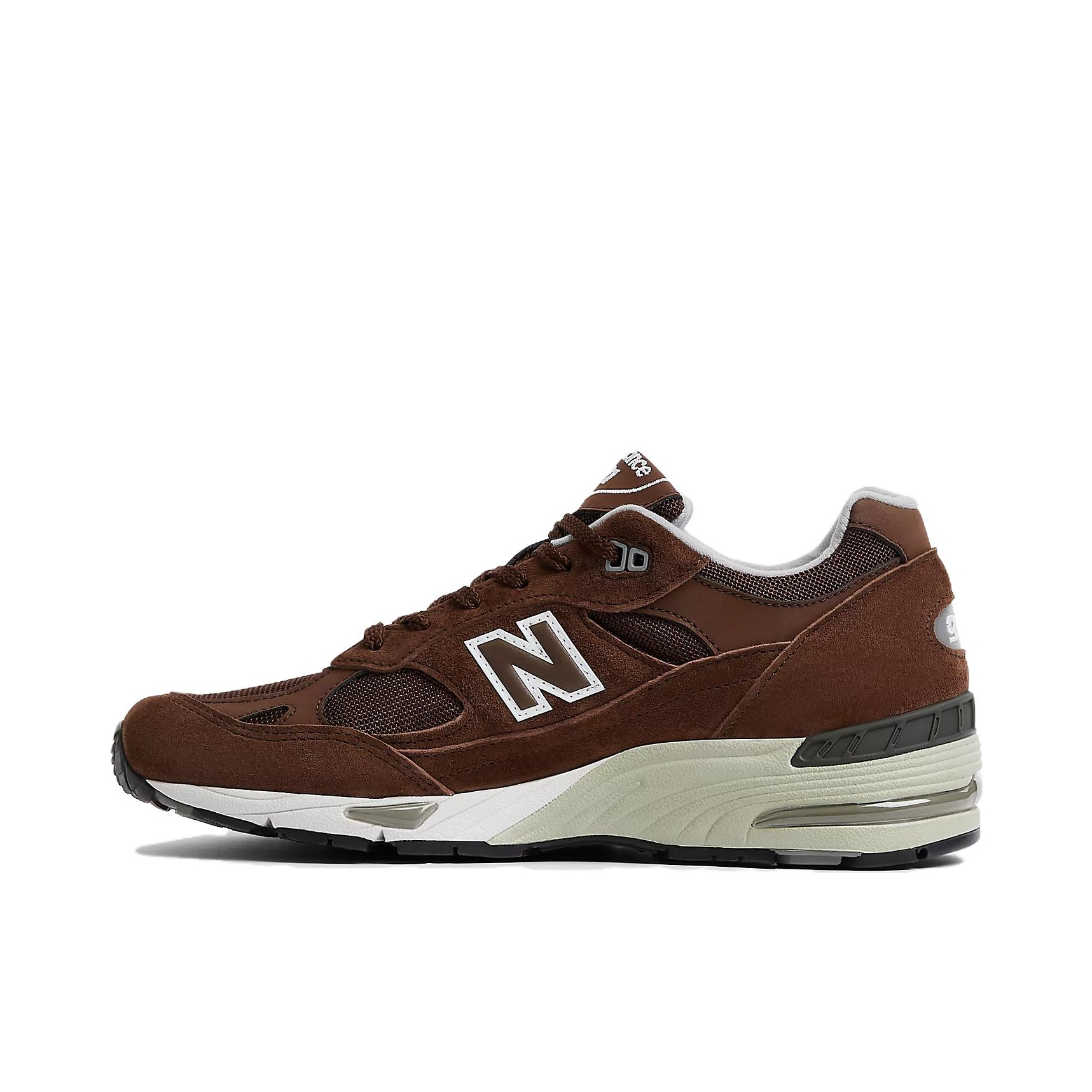 推荐商品：New Balance 991 跑鞋 舒适减震防滑耐磨织物网布透气经典复古休闲运动百搭通勤贴合 男款/V1/棕色