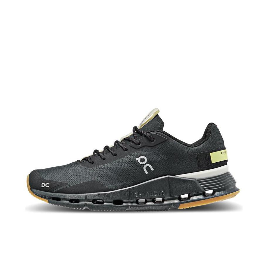 推荐商品：On/昂跑 Cloudnova Form 缓震轻便 防滑耐磨 舒适 网布透气 简约百搭 支撑织物 休闲运动 跑鞋  黑色/草黄色