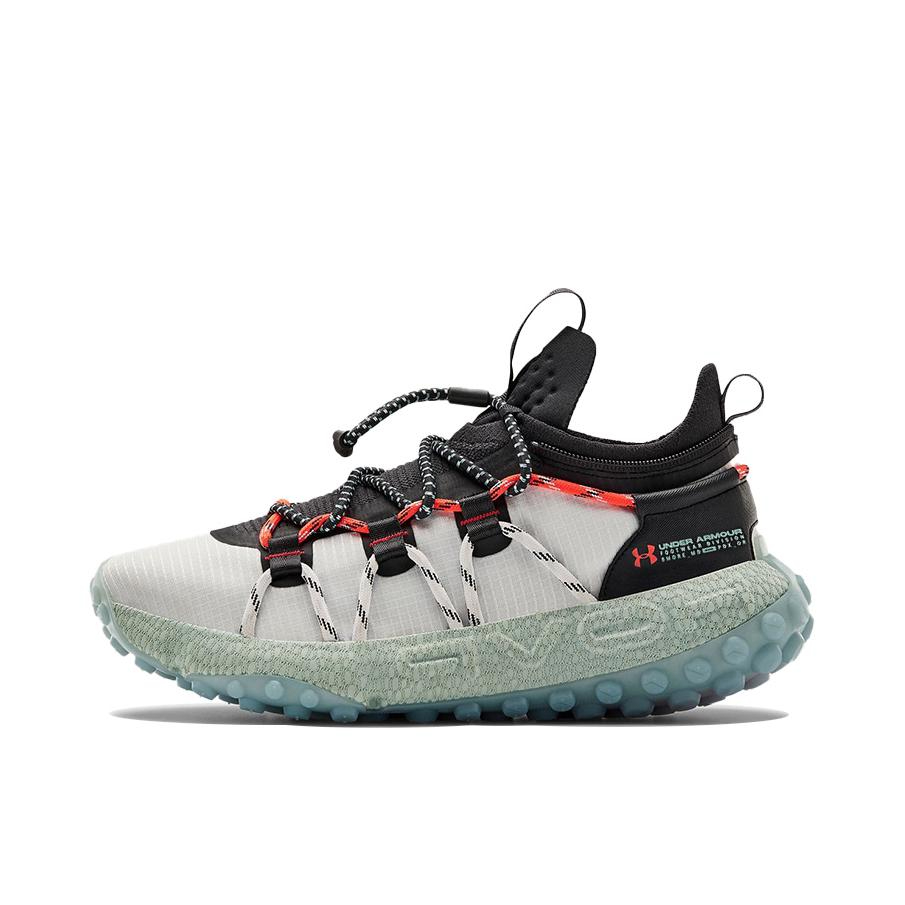 推荐商品：Under Armour/安德玛 Hovr Summit Fat Tire 防滑耐磨 网面透气 拼接潮搭 织物 厚胎缓震 高能感 运动休闲鞋 白色/黑色/青色