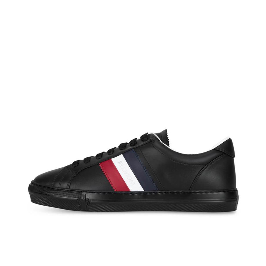 推荐商品：Moncler Monaco 舒适耐磨 运动 板鞋 1017400019MW 黑色/白色/红色