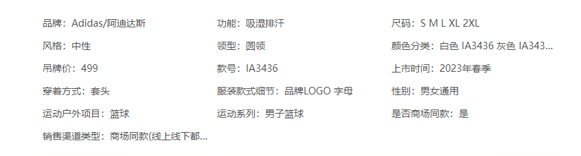 识货商品介绍图