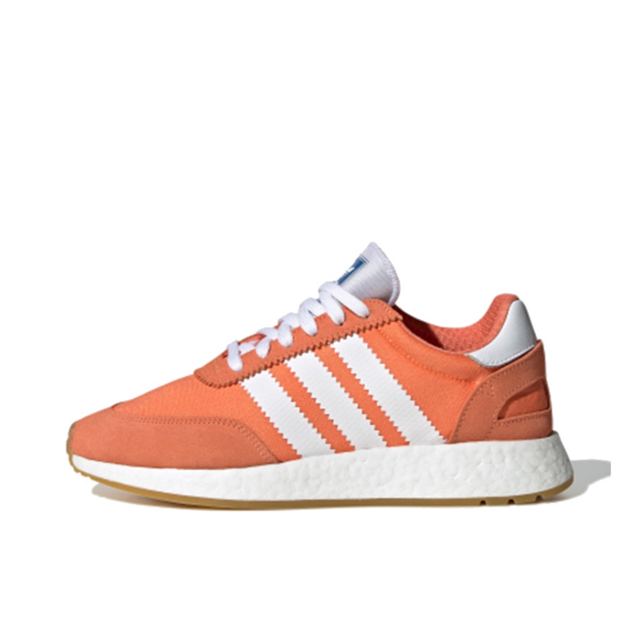 推荐商品：adidas I‑5923 防滑耐磨 舒适百搭 轻便 休闲复古 慢跑 跑鞋 Coral/White 橘色/白色