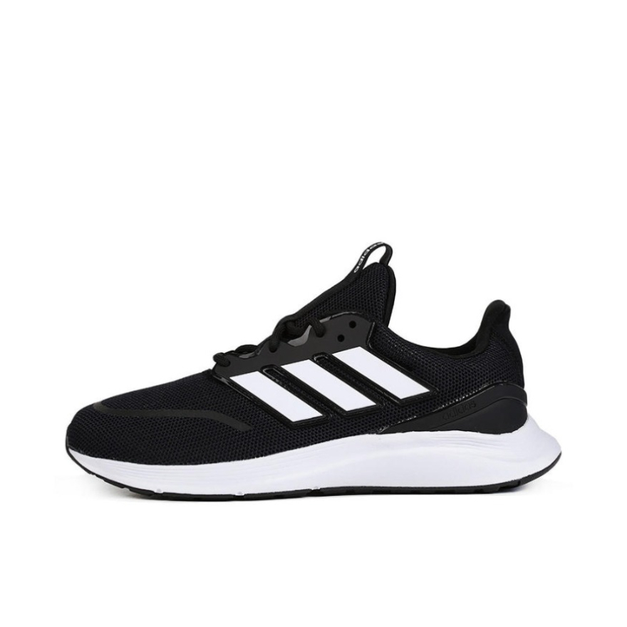 推荐商品：adidas Energy Falcon 跑鞋 防滑耐磨轻便网面透气织物随心畅跑 Core Black/Ftwr White 黑白