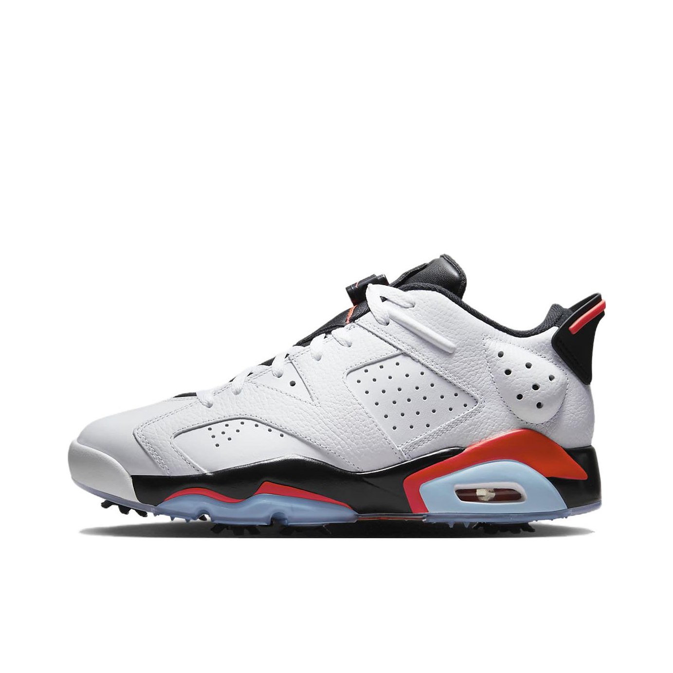 推荐商品：Jordan Retro 6 G 减震防滑耐磨 透气 舒适轻便 抓地 稳定 有钉 高尔夫鞋 白色
