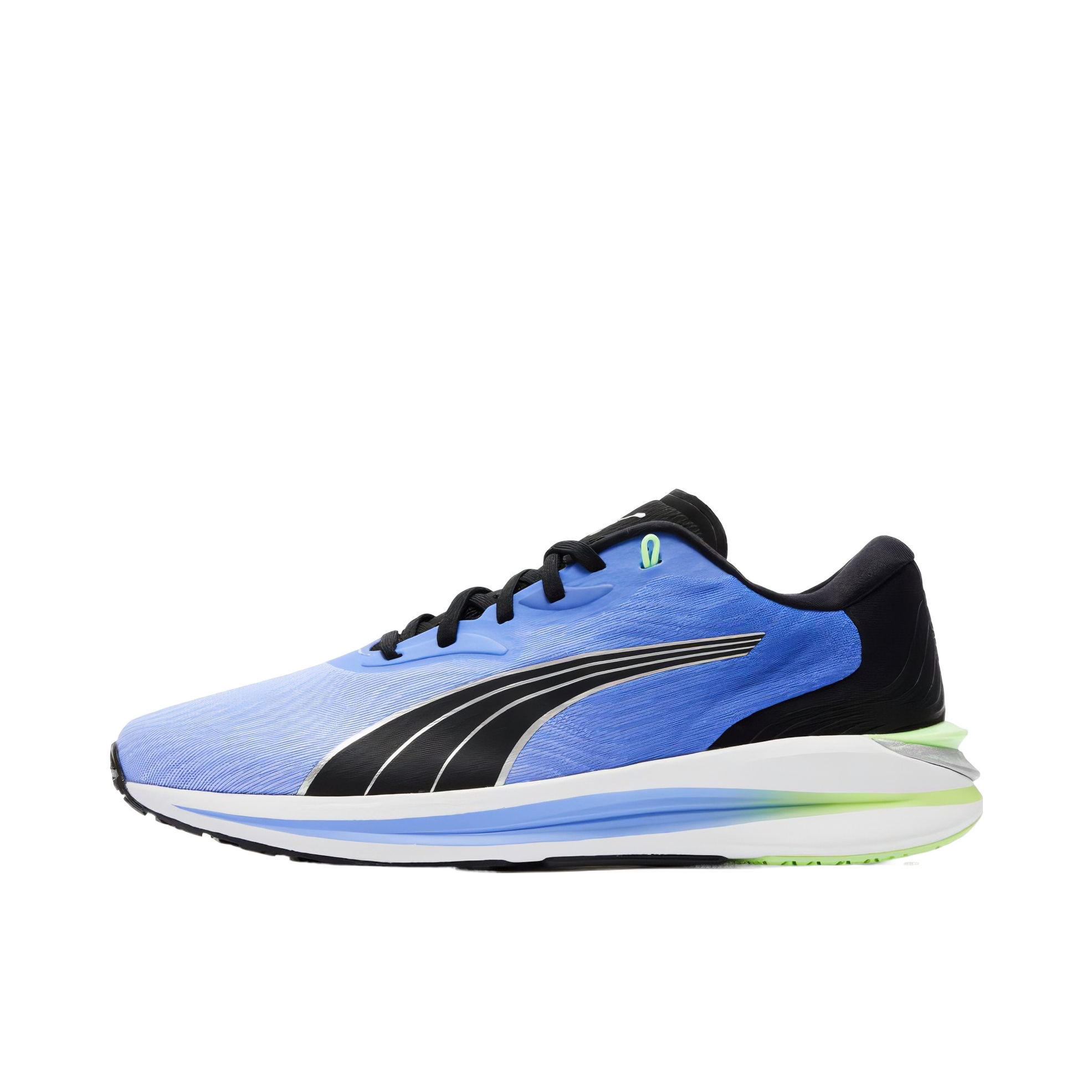 推荐商品：Puma/彪马 Electrify Nitro 2 轻盈 缓震 防滑 耐磨 织物 慢跑 跑鞋 蓝色/黑色