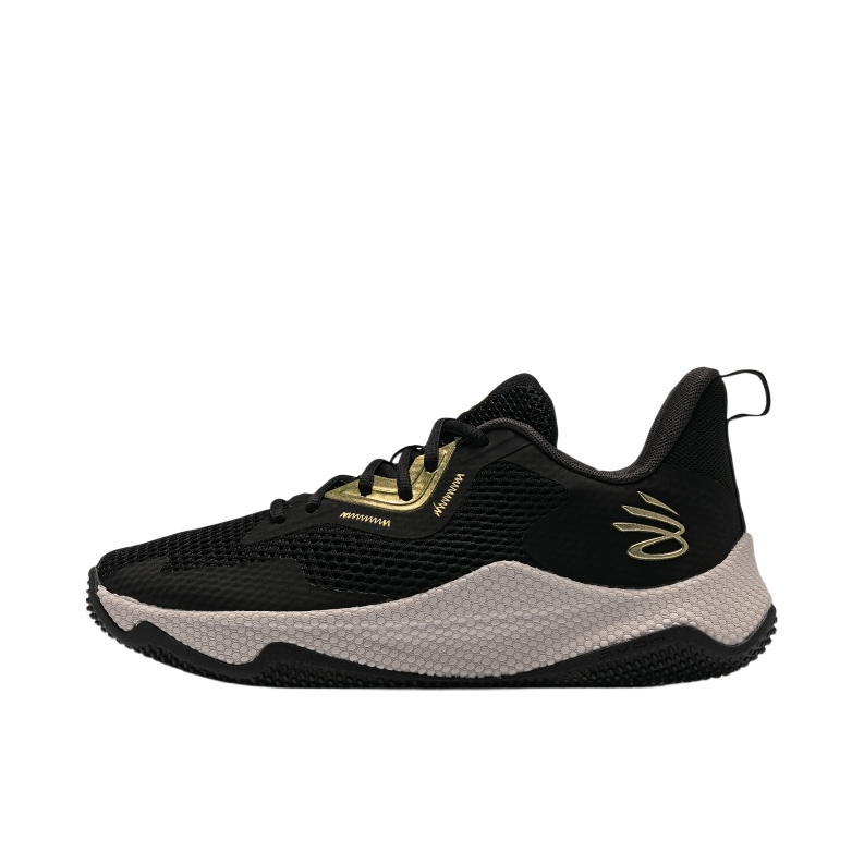 推荐商品：Under Armour/安德玛 Curry Hovr Splash 3 轻盈舒适 缓震耐磨 网面 实战训练 篮球鞋 黑色