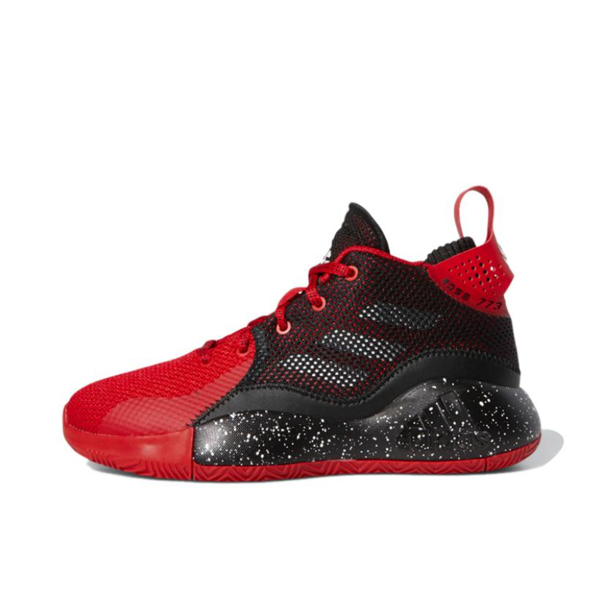 推荐商品：adidas D Rose 773 篮球鞋 实战耐磨舒适防滑 红色/黑色