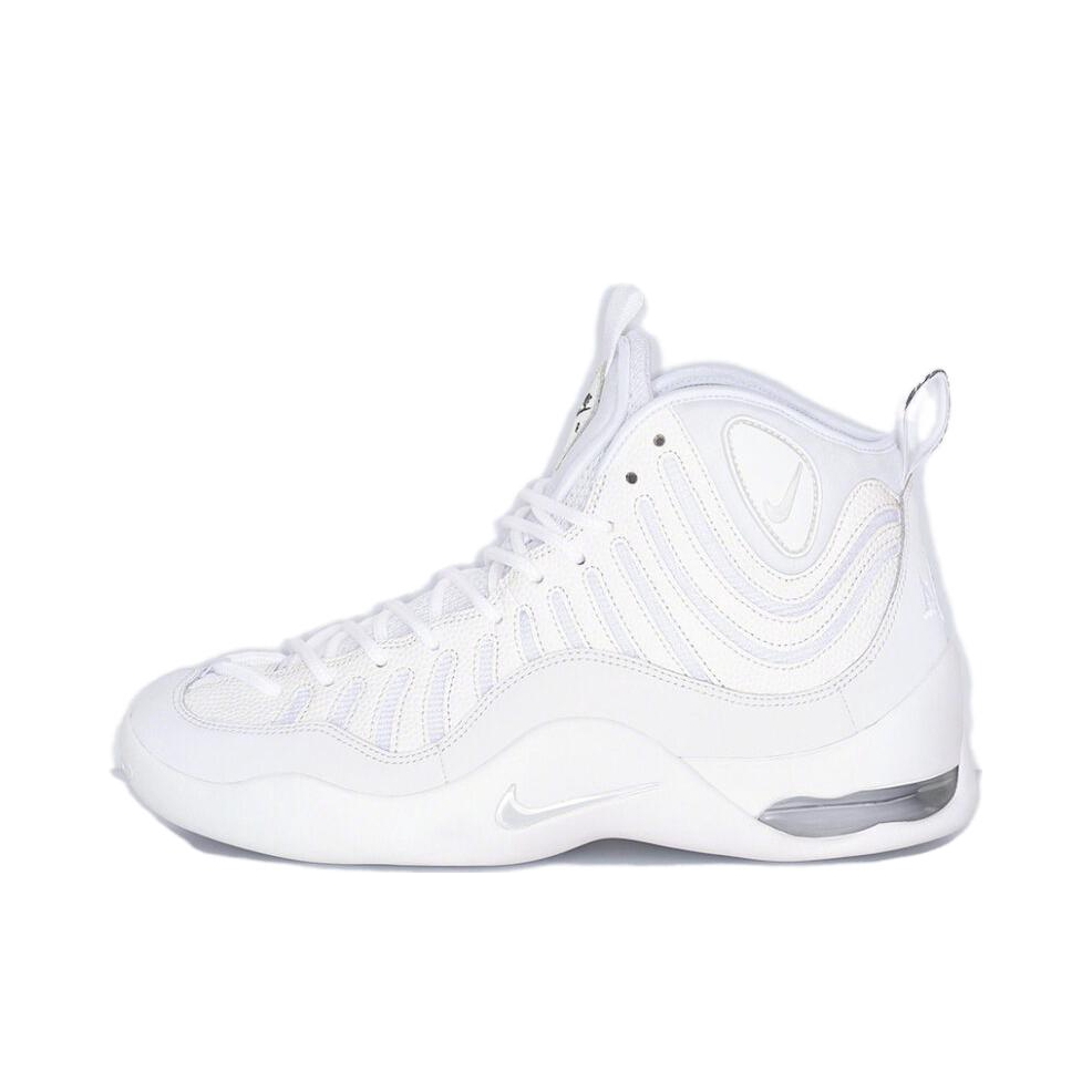 Nike Air Bakin 防滑耐磨 复古 篮球鞋 Supreme联名/白色