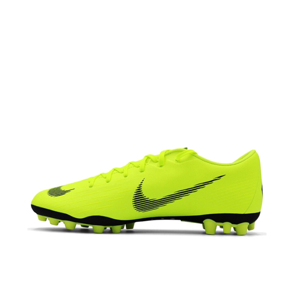 推荐商品：Nike Mercurial Vapor 7 Academy AG-R 中端 胶质短钉 人工草场 防滑耐磨 舒适减震 百搭 训练 足球鞋 Volt/Black 荧光绿