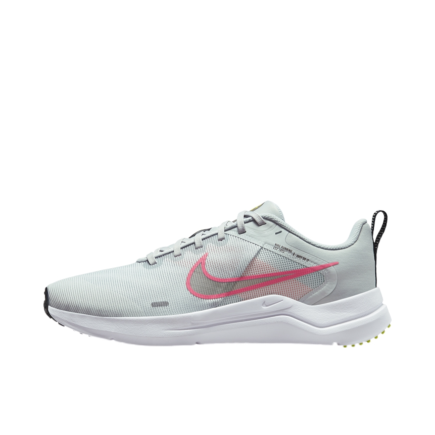 推荐商品：Nike Downshifter 12 跑鞋 舒适回弹减震耐磨轻便透气网面织物 浅绿色/白色/红色