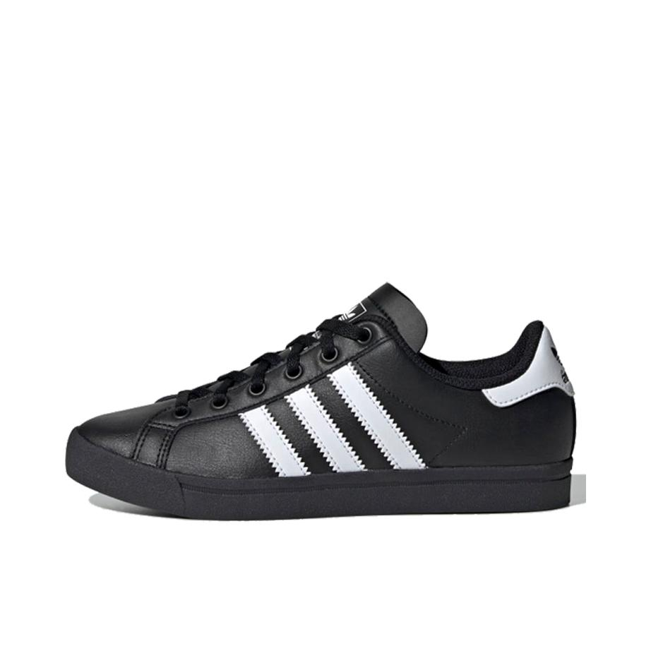 推荐商品：adidas Originals Coast Star 板鞋 防滑耐磨休闲复古轻便透气网球风轻运动 黑色/白色