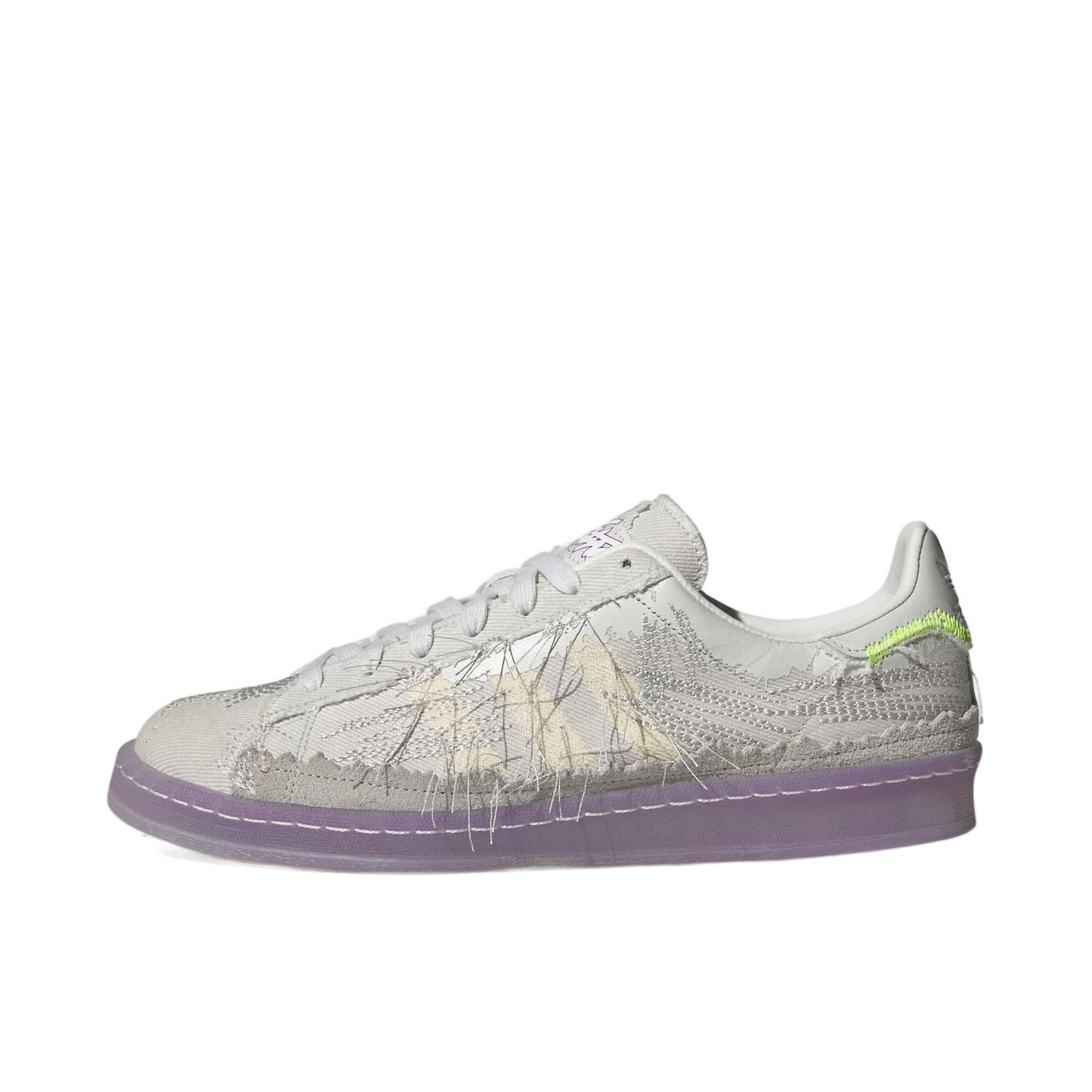 推荐商品：adidas originals Campus 80s 板鞋 复古减震透气防滑轻便休闲舒适耐磨低帮时尚潮流 Youth of Paris联名/灰色/白色