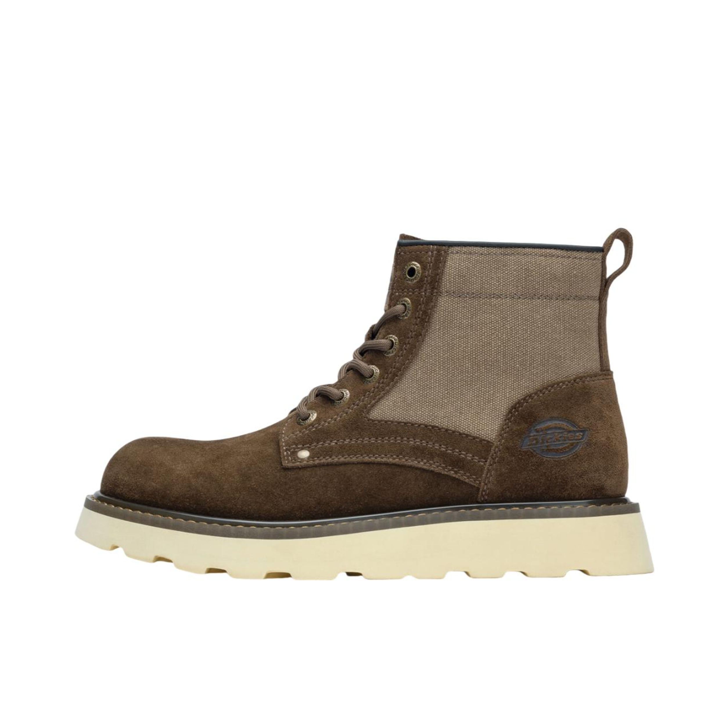 推荐商品：Dickies  厚底 舒适耐磨 短中筒 复古百搭 英伦风  工装靴 马丁靴  243M50LXS28B 深咖色