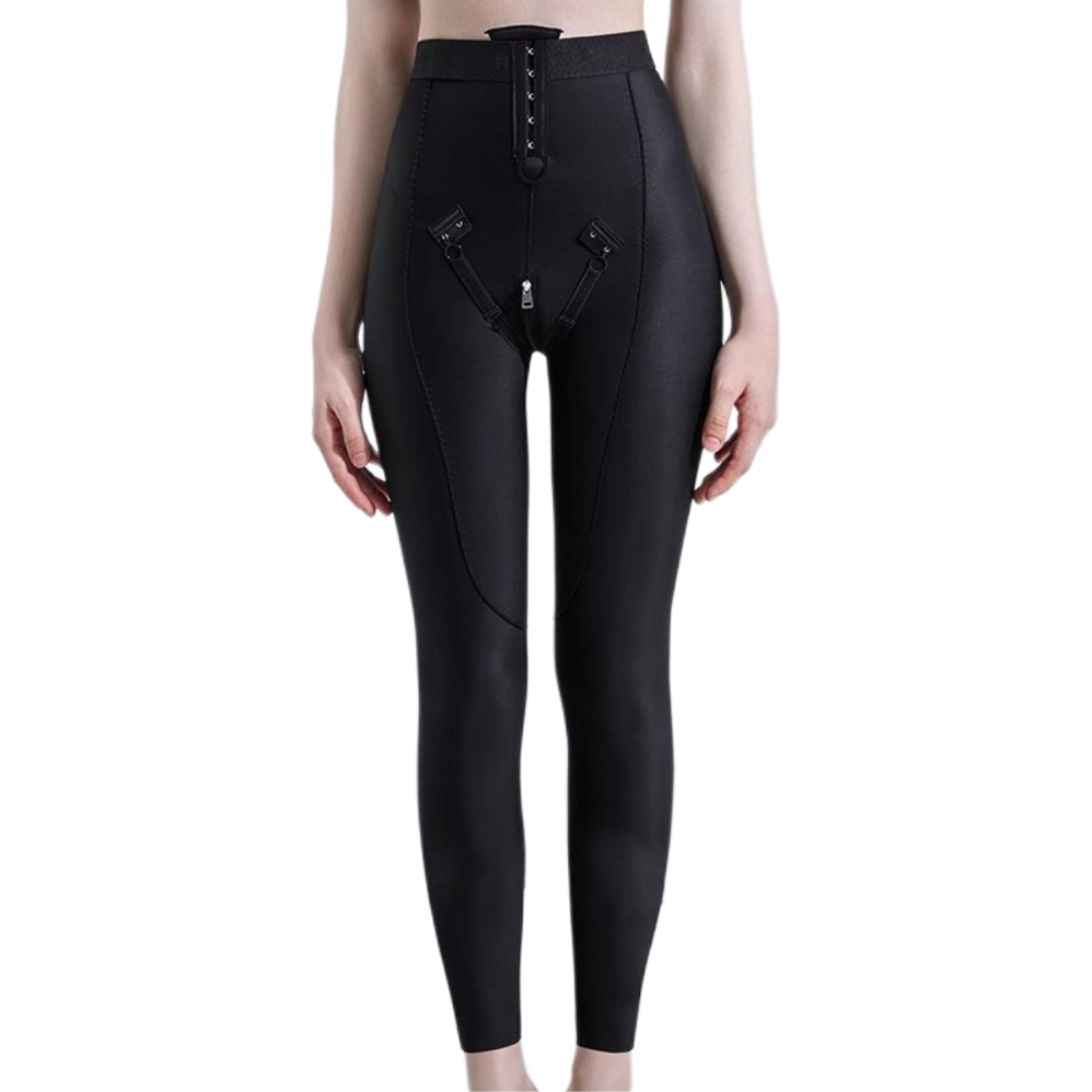 推荐商品：怀美 高腰薄款纯色加压紧身裤 RC01AL 黑