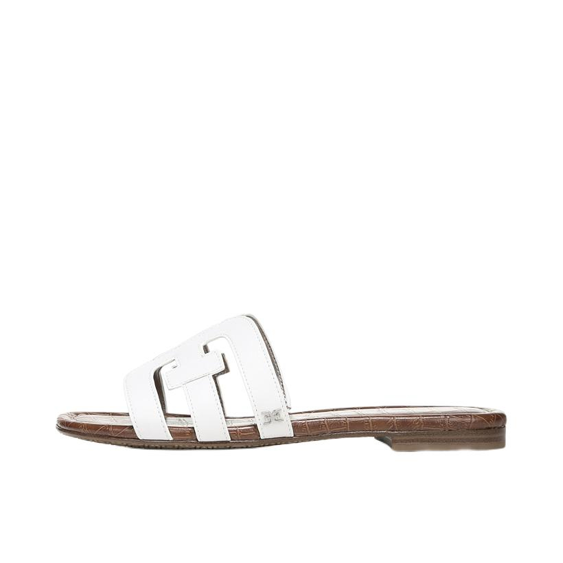 推荐商品：Sam Edelman 软底 低跟 平底 外穿 沙滩 拖鞋 F6992L4100 白色