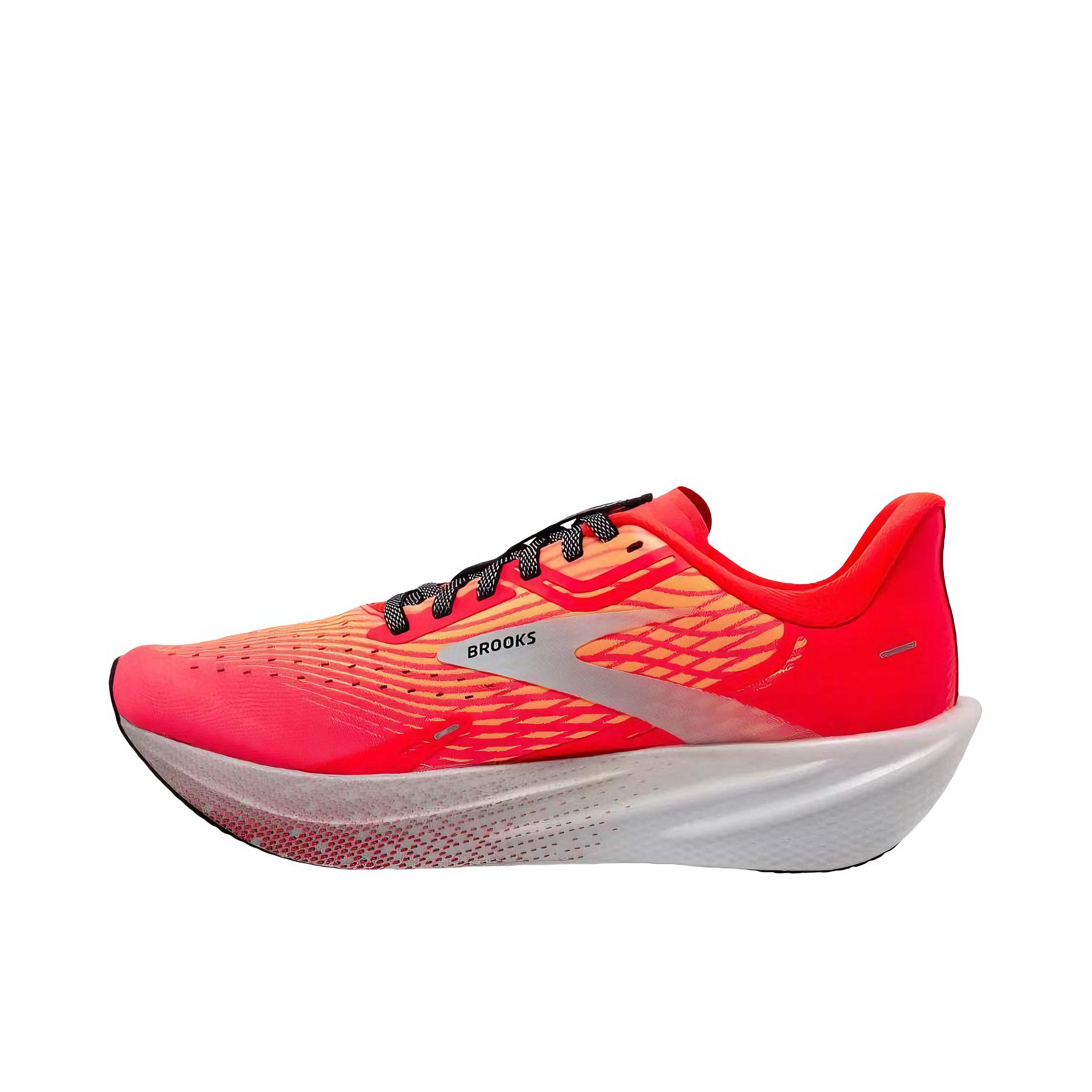 推荐商品：Brooks/布鲁克斯 Hyperion Max烈风 轻量竞速 防滑 耐磨 马拉松 跑鞋 红色/橙色