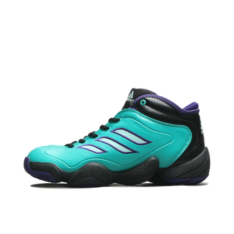 推荐商品：adidas Crazy 3 篮球鞋 防滑耐磨减震复古百搭休闲运动篮球风 Mint/Black 黑蓝