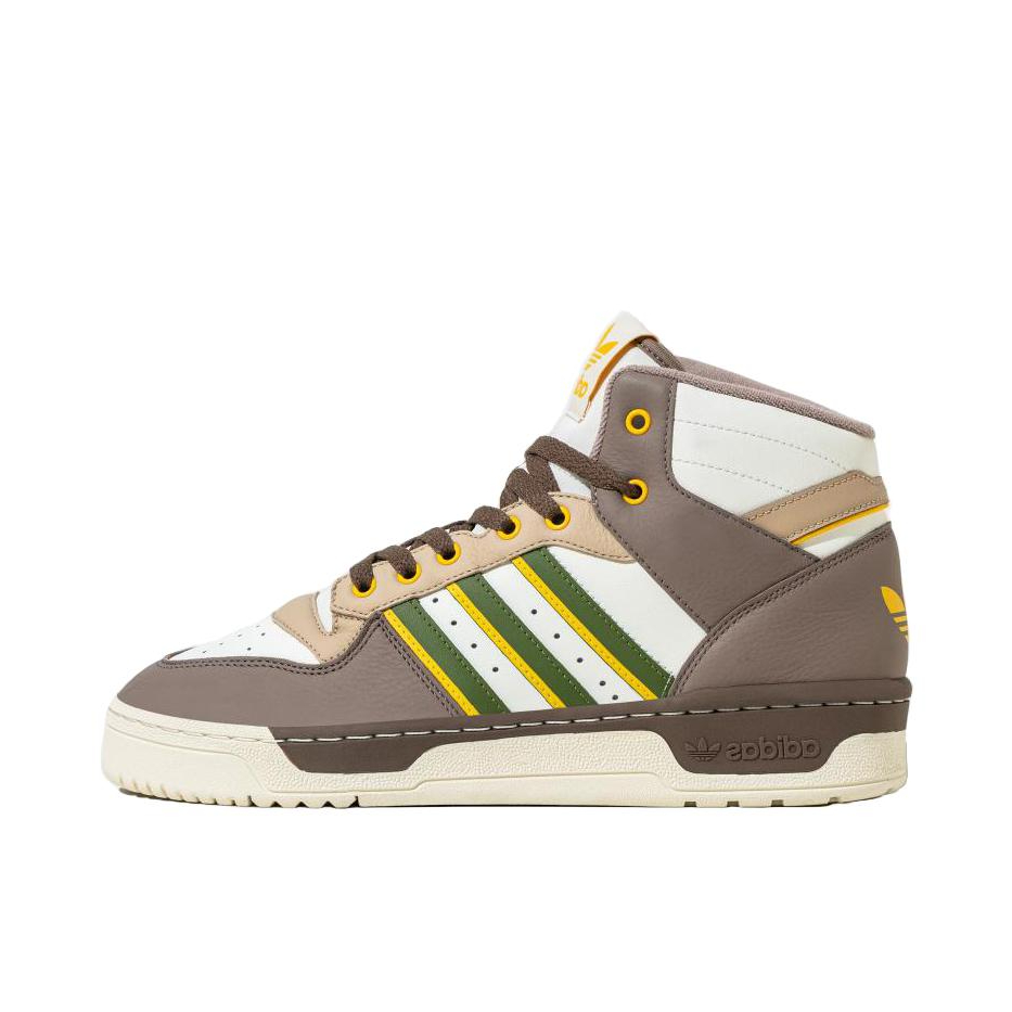 推荐商品：adidas Originals Rivalry 舒适简约 复古 轻便 透气 运动休闲鞋 白色/棕色/绿色