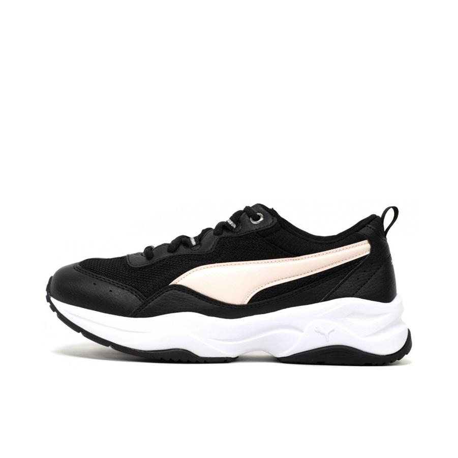 推荐商品：Puma/彪马 Cilia 运动休闲鞋 网面透气防滑耐磨舒适轻便复古增高 黑色/粉色/白色