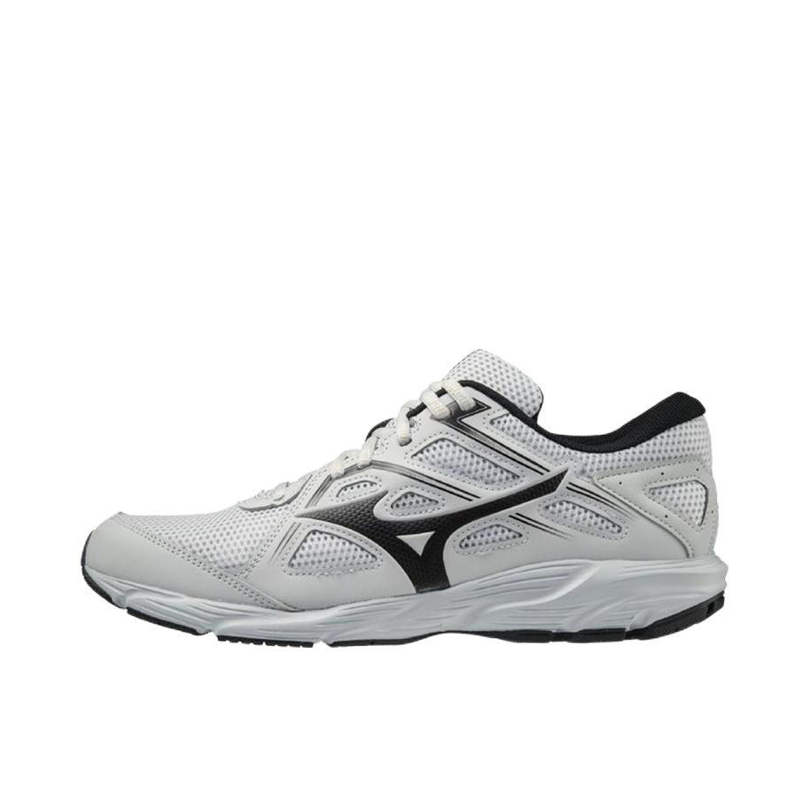 推荐商品：Mizuno/美津浓 Maximizer 25 减震 防滑耐磨 跑鞋 纯白色/黑色