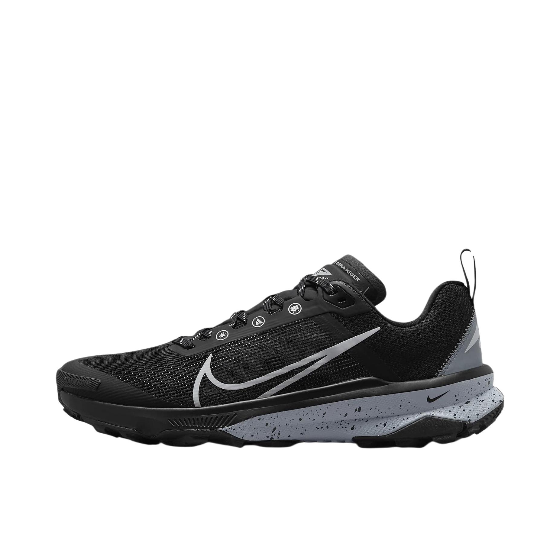 推荐商品：Nike Terra Kiger 9 跑鞋 赤足体验网布透气舒适轻便防滑耐磨织物时尚潮流 男款/黑色