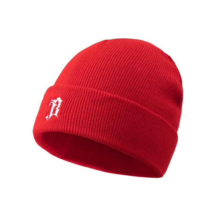 推荐商品：BAIJUAN/白卷 保暖休闲简约刺绣针织冷帽 B2209ZZM201