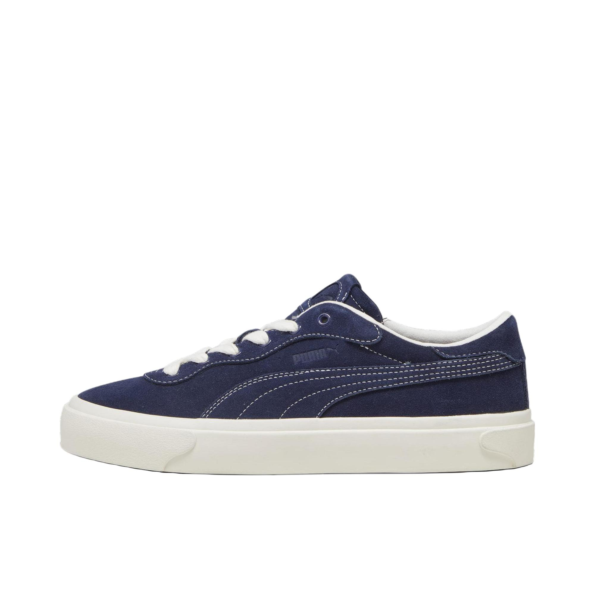 推荐商品：Puma/彪马 Capri Royale Suede 舒适减震 防滑耐磨 轻便 绒面革 复古百搭 板鞋 蓝色