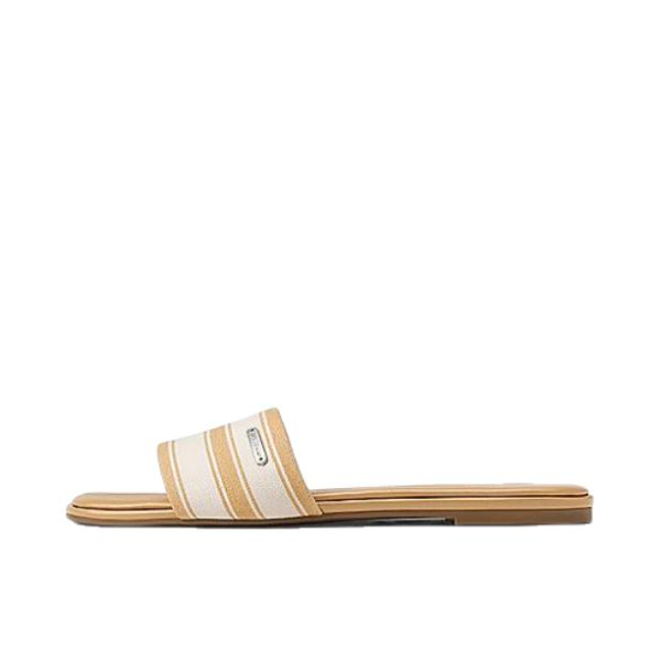 推荐商品：CHARLES&KEITH 拖鞋 轻便舒适简约 CK1-70381233 女款/黄色/白色