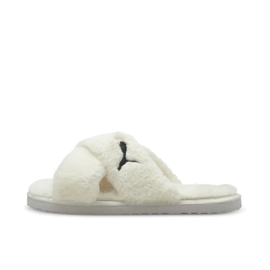 推荐商品：Puma/彪马 Fluff Flip 拖鞋 舒适轻便 闲防滑一字运动静音 Strap联名/米色