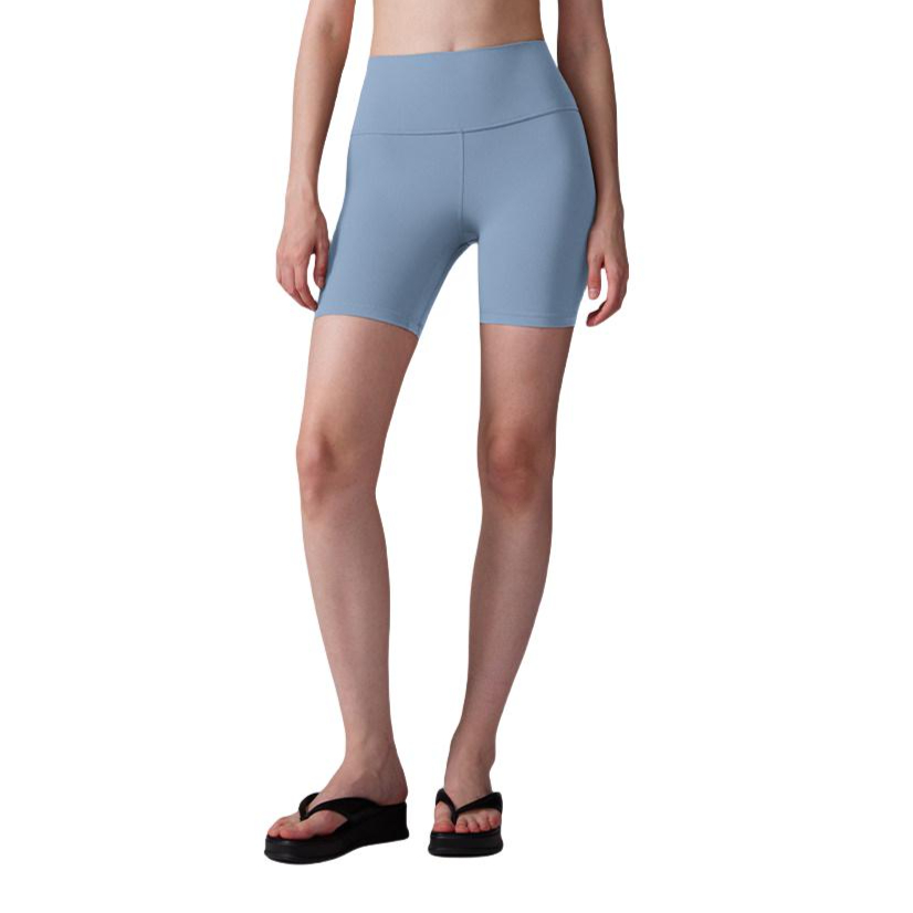推荐商品：CrzYoga 透气高腰三分裤运动短裤 女装 R616A4G 布蓝