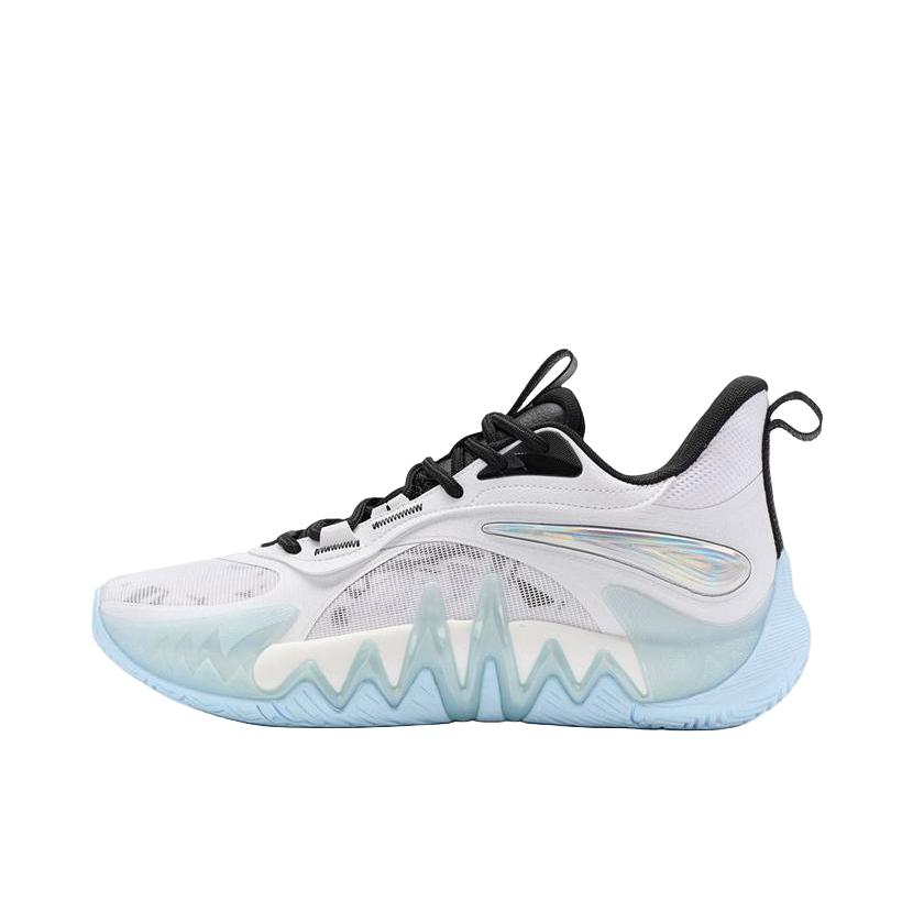 推荐商品：特步 逆袭2代 减震 防滑耐磨 透气 抗冲击 场地 篮球鞋 新白色/黑色