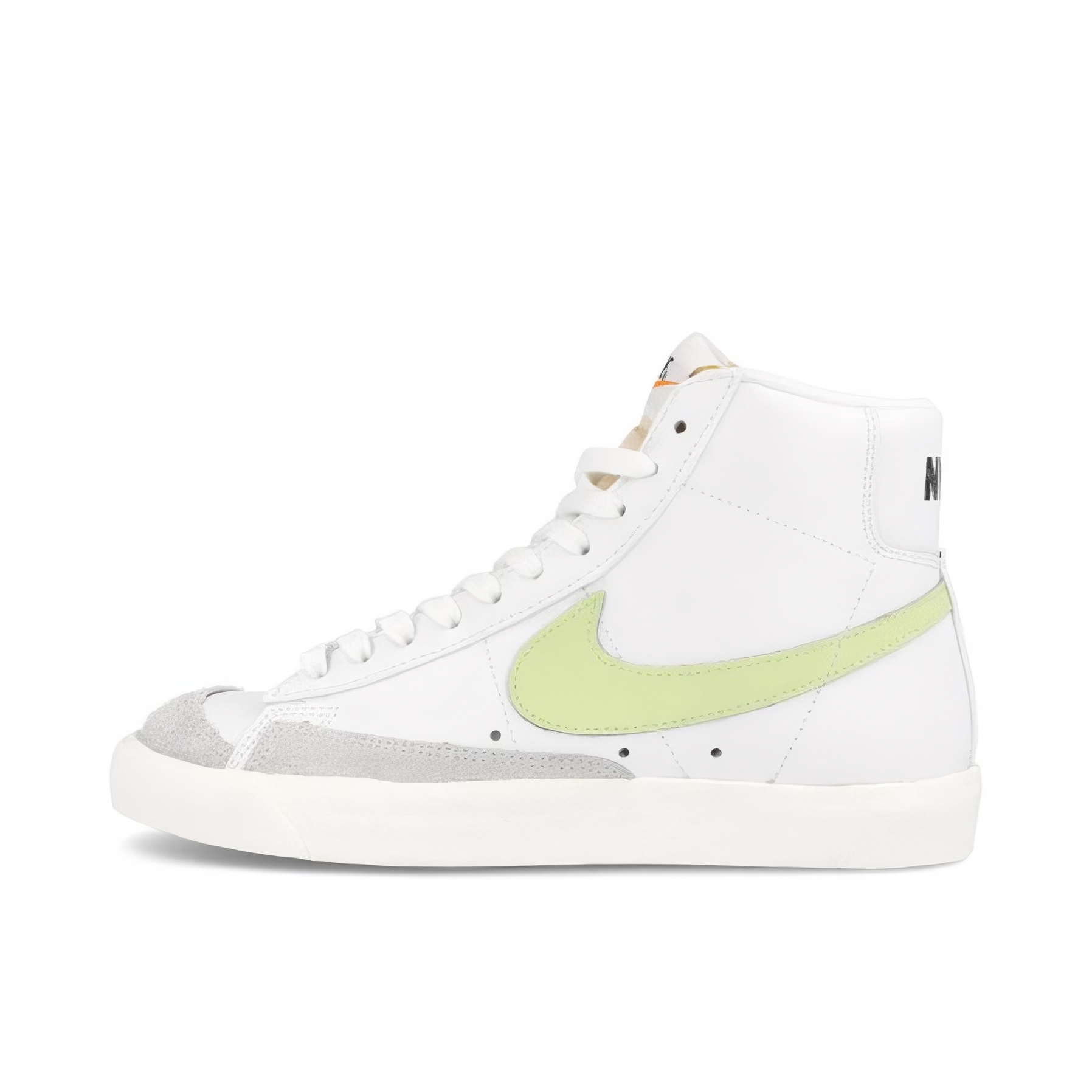 推荐商品：Nike Blazer 板鞋 经典复古防滑舒适百搭 白/荧光绿