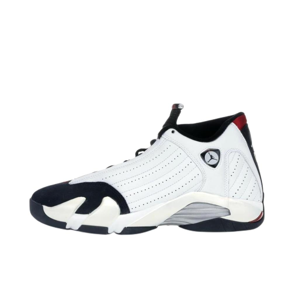 推荐商品：Air Jordan 14 篮球鞋 zoom air缓震包裹性支撑防滑耐磨复古简约 White/Black 2006/白色/黑脚趾 