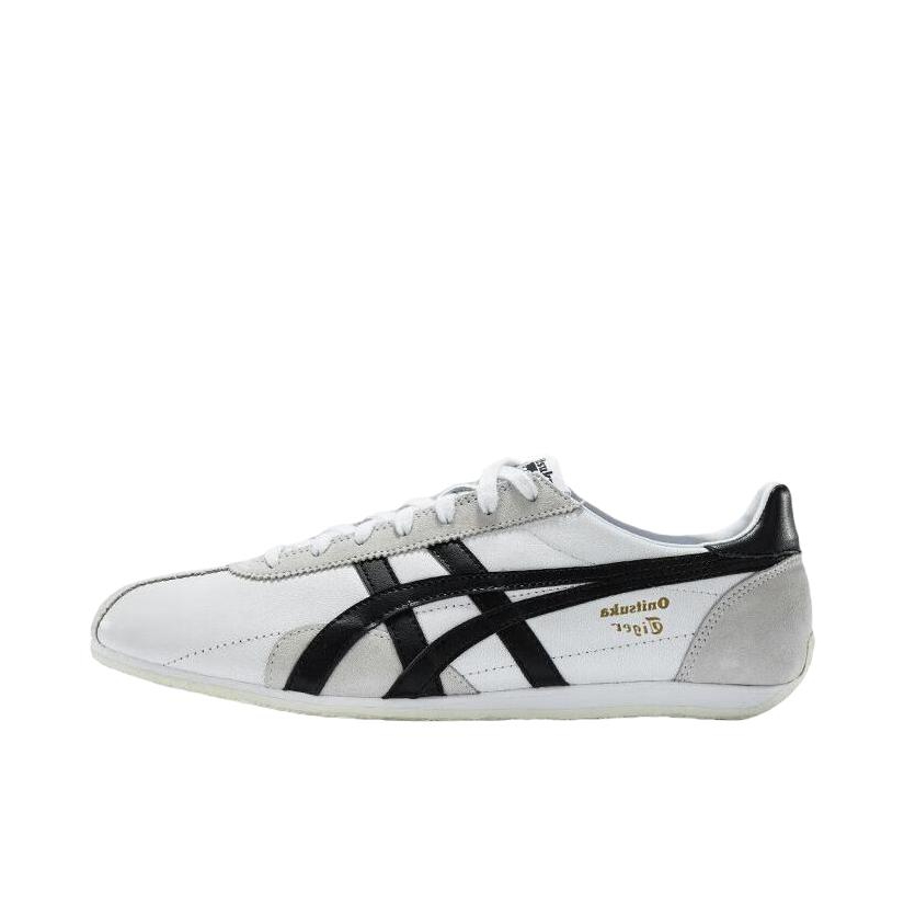 推荐商品：Onitsuka Tiger 鬼冢虎 Runspark 运动休闲鞋 轻便透气舒适减震防滑耐磨复古 白色/黑色