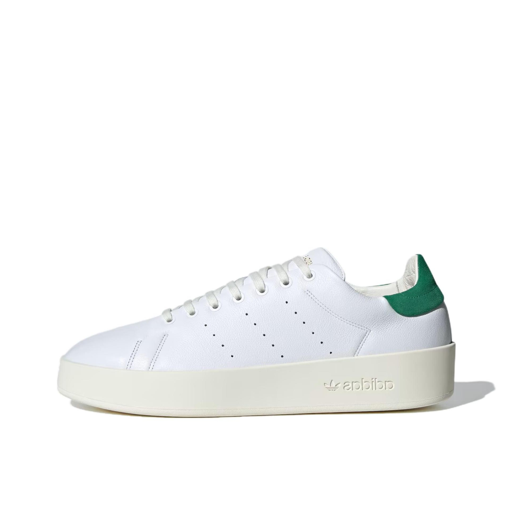 推荐商品：adidas Originals Stan Smith 板鞋 减震透气轻便低帮包裹性 白绿色