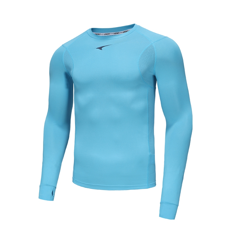 推荐商品：ucan/锐克  速干透气耐磨磨毛加绒内搭长袖紧身衣 222105086NRYX 北卡蓝