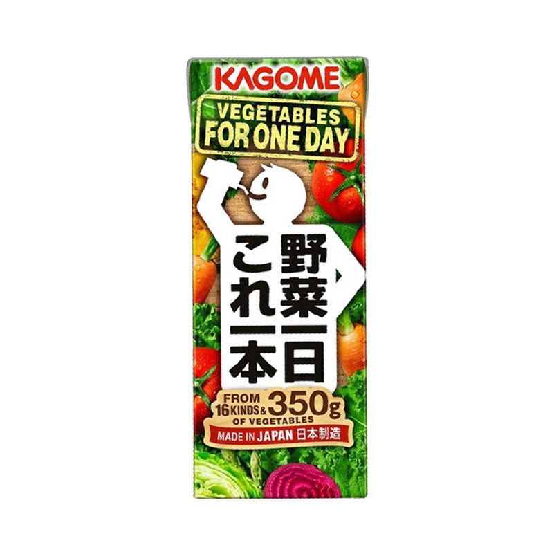 推荐商品：Kagome/可果美 野菜一日蔬菜汁 盒装 进口混合轻断食6口味