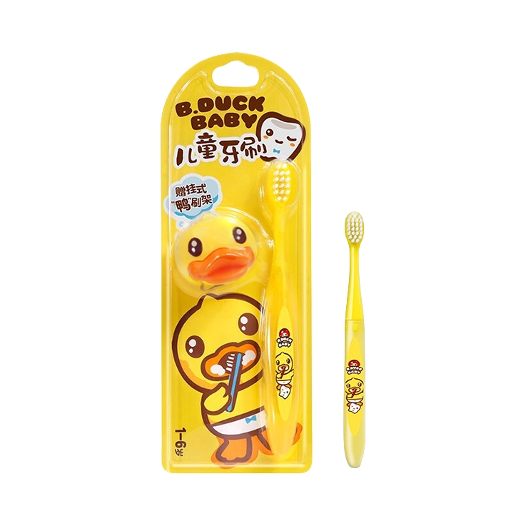 推荐商品：鳄鱼宝宝/crocobaby 小黄鸭儿童牙刷极细软毛1-12岁婴幼儿口腔清洁乳牙换牙期牙刷