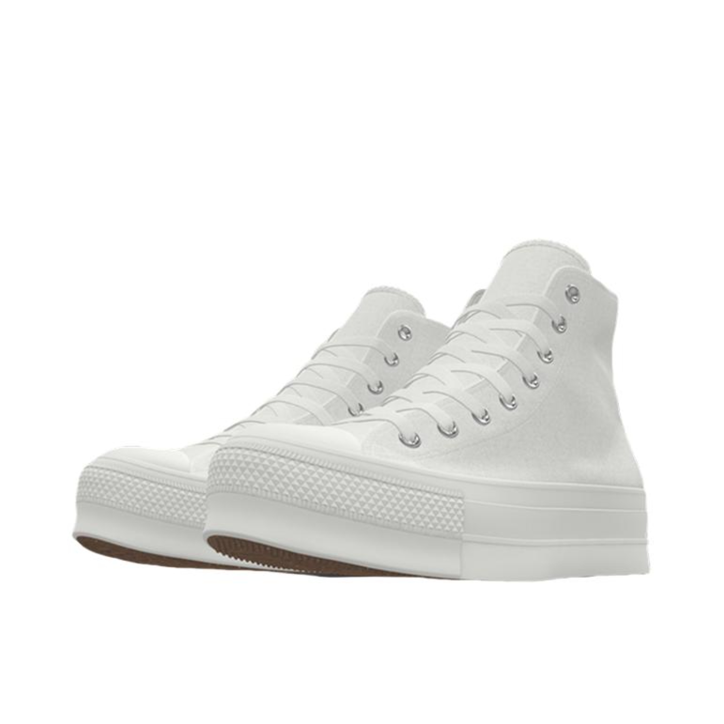 推荐商品：【定制鞋】 Converse/匡威 All Star Lift 帆布鞋 增高防滑轻便 舒适款/空白帆布