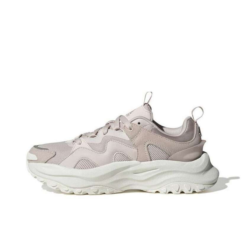 推荐商品：adidas Maxxwavy 跑鞋 缓震耐磨厚底增高织物回弹 革面/正粉色