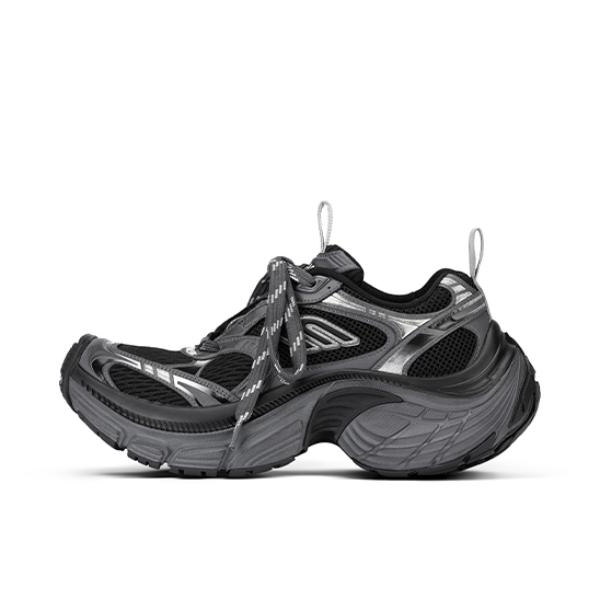 推荐商品：Balenciaga/巴黎世家 6X 运动休闲鞋 高跟深口厚底圆头 男款/银色/灰色