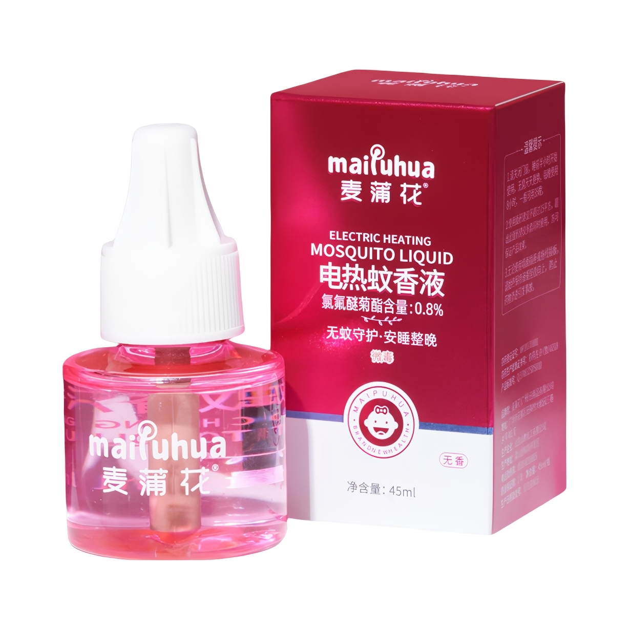 推荐商品：麦蒲花 儿童电热蚊香液无味驱蚊加热器补充液无香型