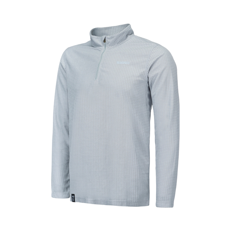 推荐商品：BLACKICE/黑冰 抗菌保暖半拉链抓绒衣  JSS523338M 灰