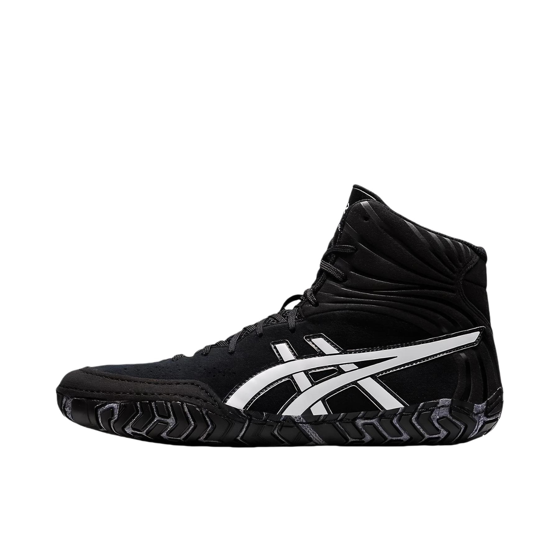 推荐商品：Asics/亚瑟士 Aggressor 5 透气舒适 防滑耐磨 运动轻便 耐用 轻质 稳定 职业比赛 训练鞋 黑色/白色   