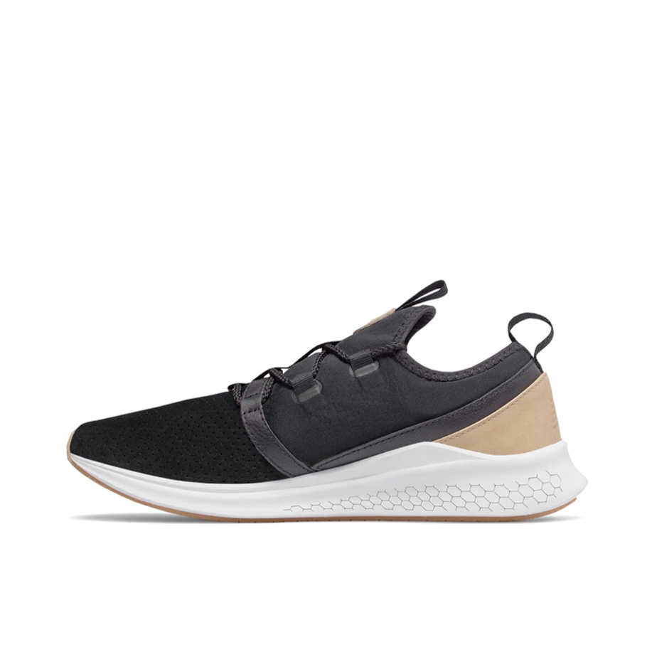 推荐商品：New Balance LAZR 跑鞋 防滑耐磨舒适轻便网布透气减震织物 Black/White 黑白/黄