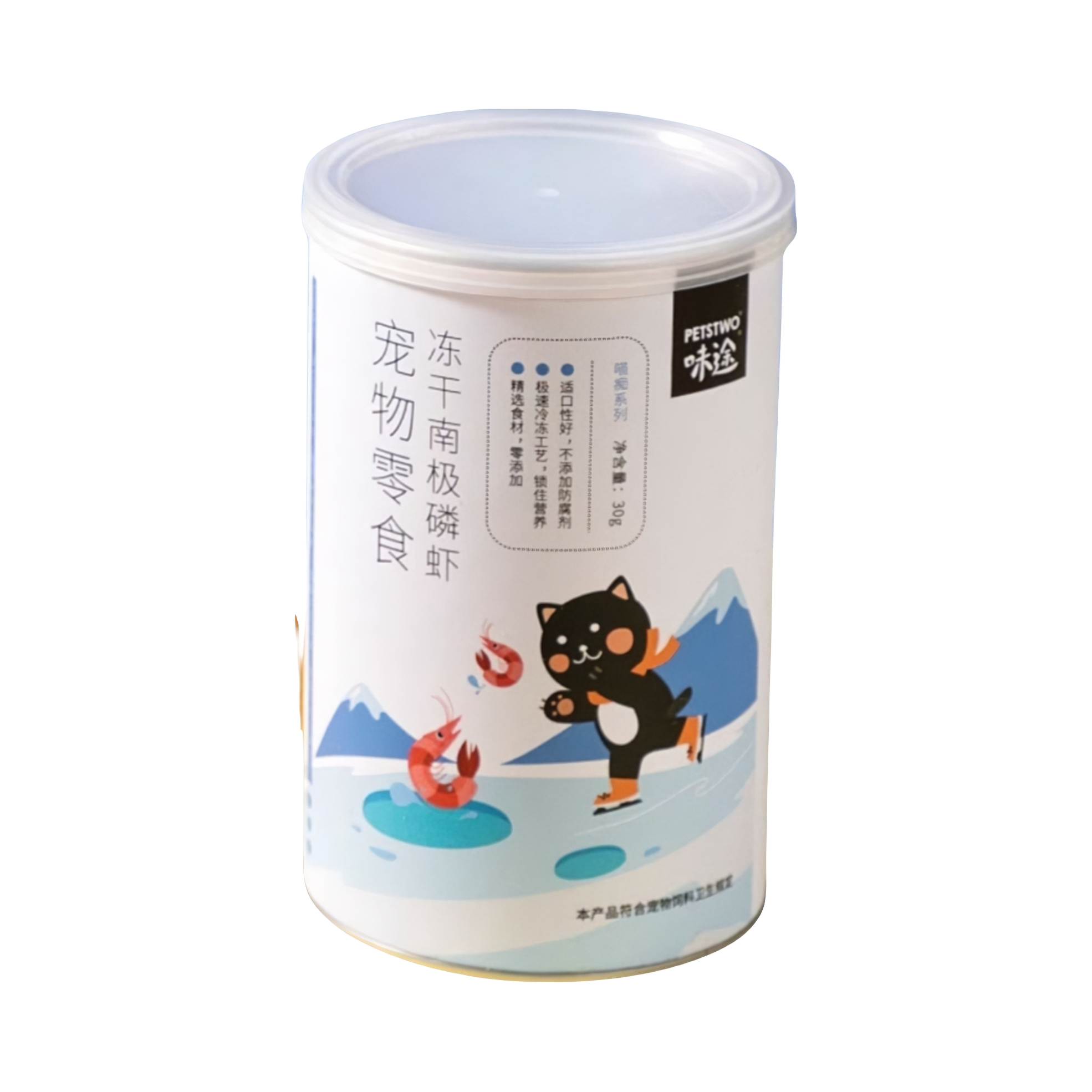 推荐商品：盼斯兔 冻干南极磷虾 猫狗通用零食