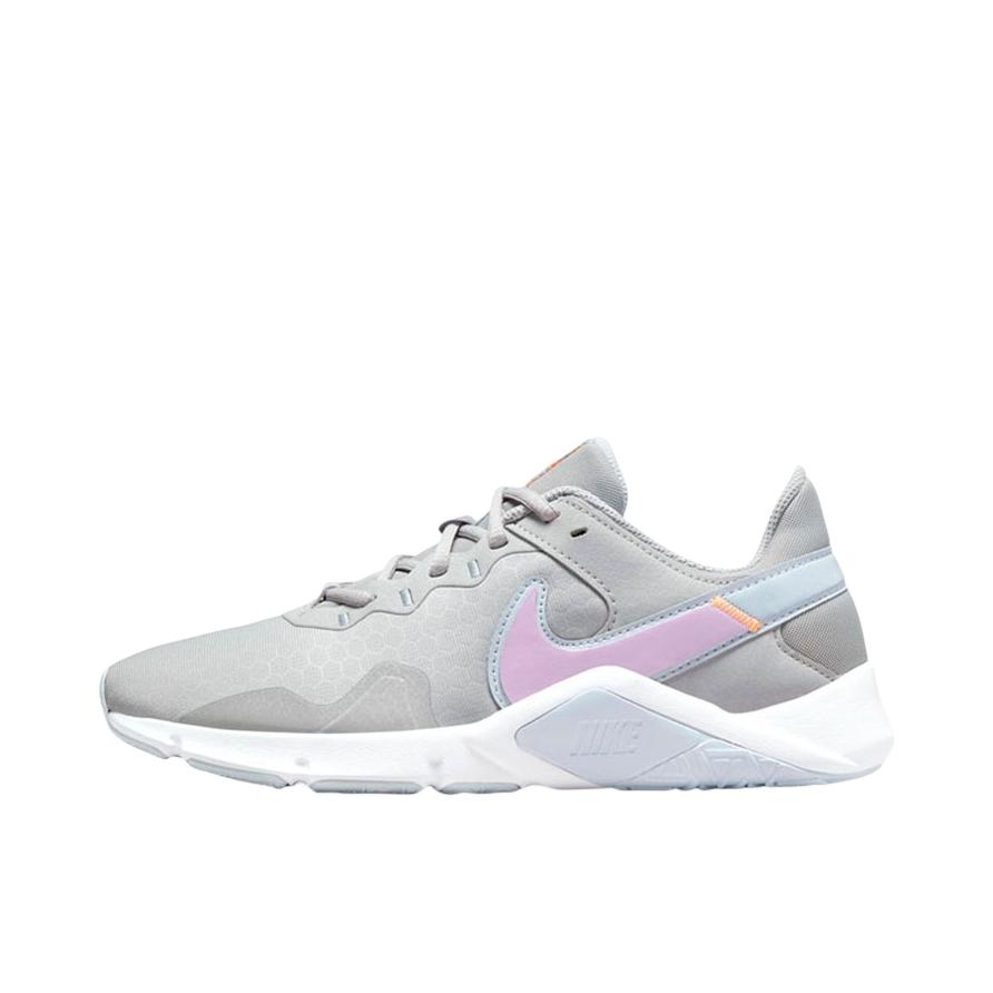 推荐商品：Nike Legend Essential 2 跑鞋 减震防滑耐磨轻便透气织物支撑 女款/粉色/灰色