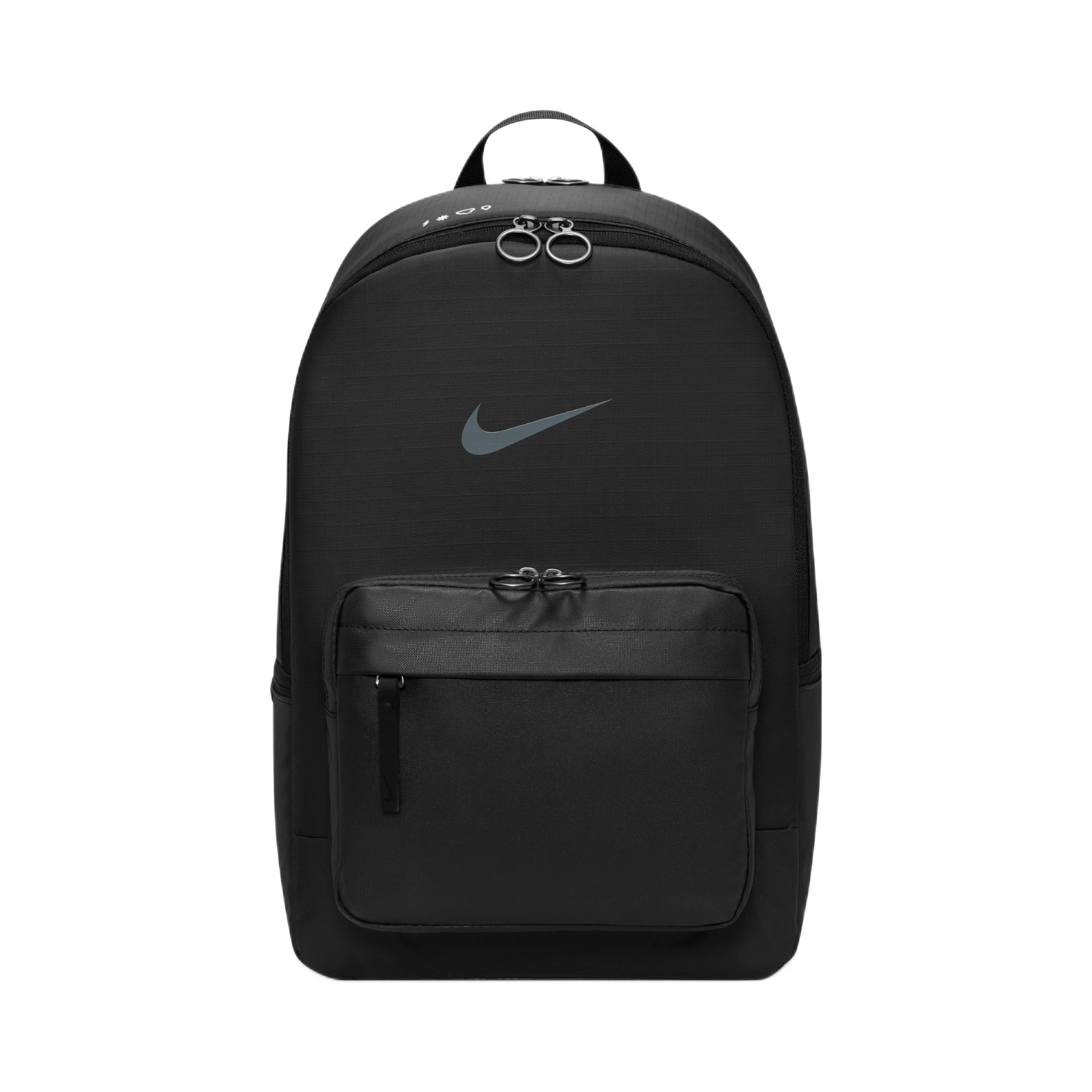 Nike Heritage Winterized Eugene 次世代设计多巴胺幻想哥特字体耐磨织物网眼透气支撑拼接大容量拉链开合双肩包 黑色 DN3592-010