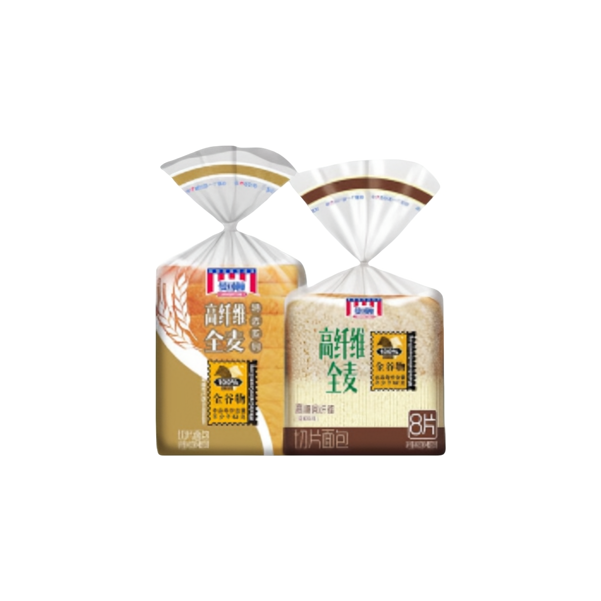 推荐商品：曼可顿 超醇吐司 400g 袋装 高纤维全麦