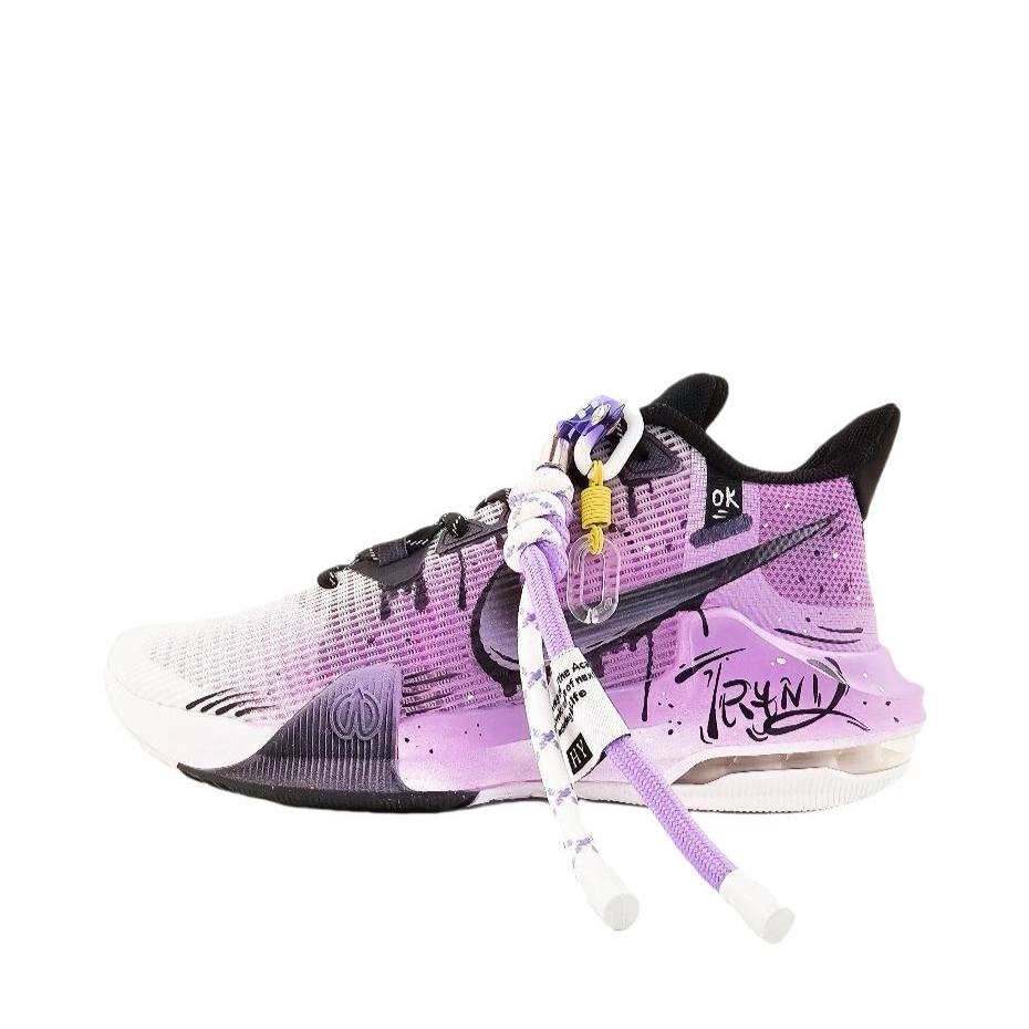 推荐商品：【定制球鞋】Nike Air Max Impact 减震回弹 防滑耐磨 美式百搭 时尚潮流 支撑 篮球鞋 紫色很有韵味